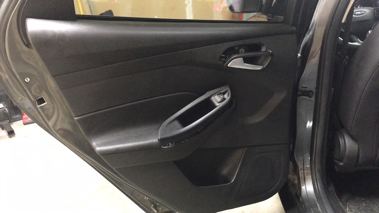 2012 ford focus rear door panel removal